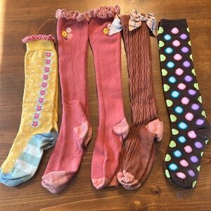Knee high socks for girls (size 6X-12)